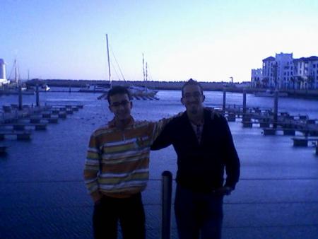 moi et amine � Agadir